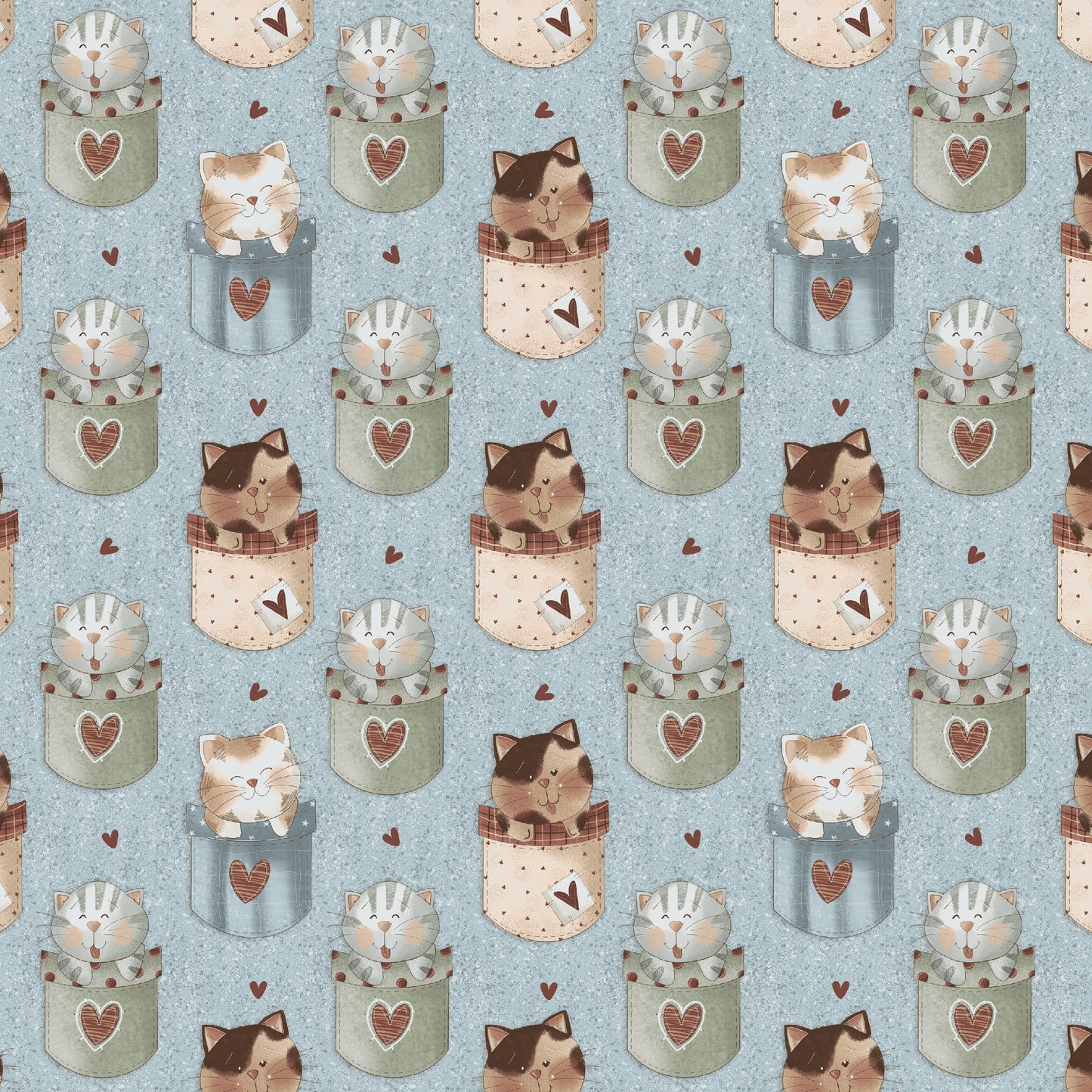 2807-73 Purrfect Pals Cats In Pockets