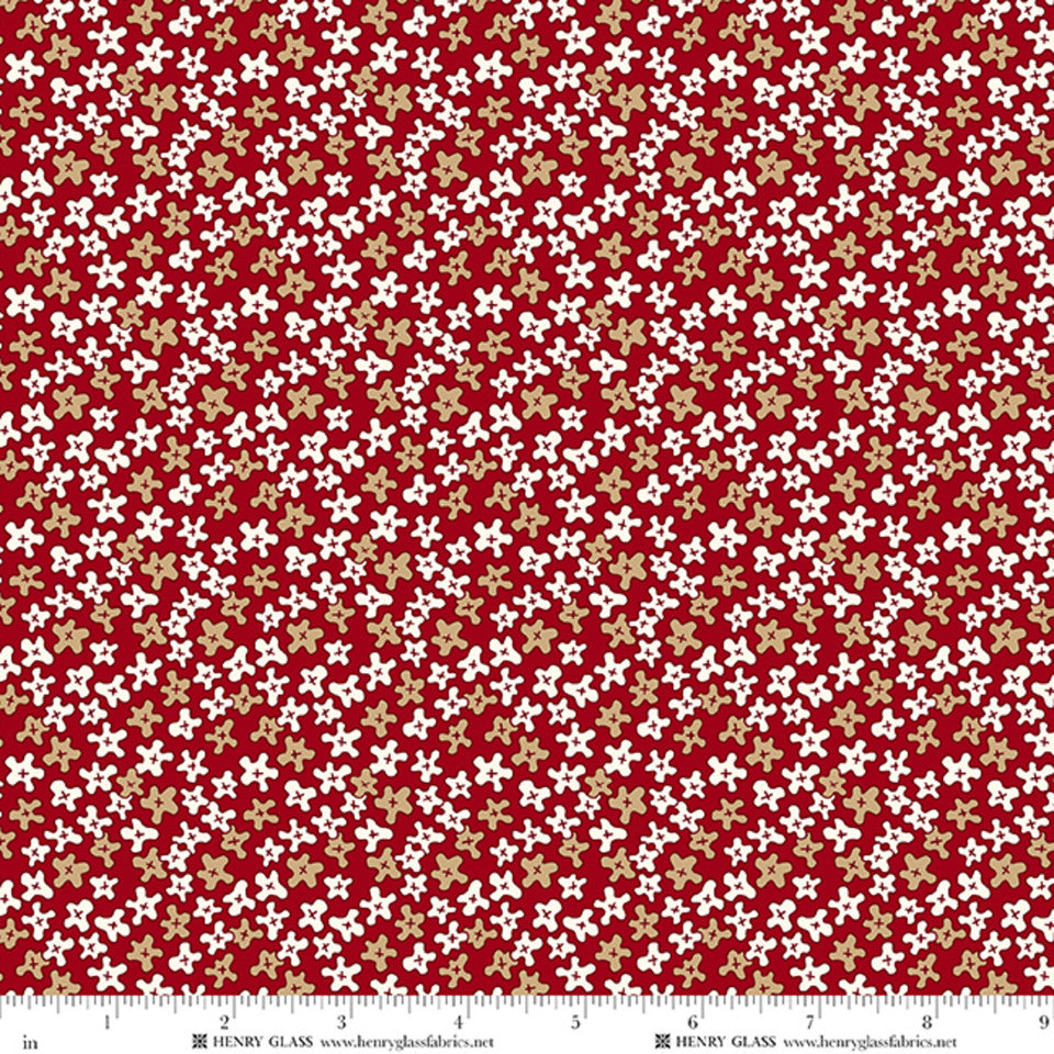 2845-88 Redwork Rhymes Small Flowers