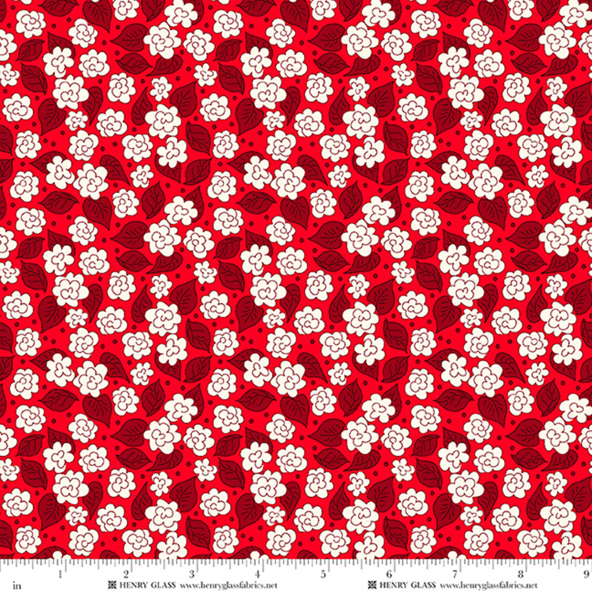 2846-88 Redwork Rhymes Floral