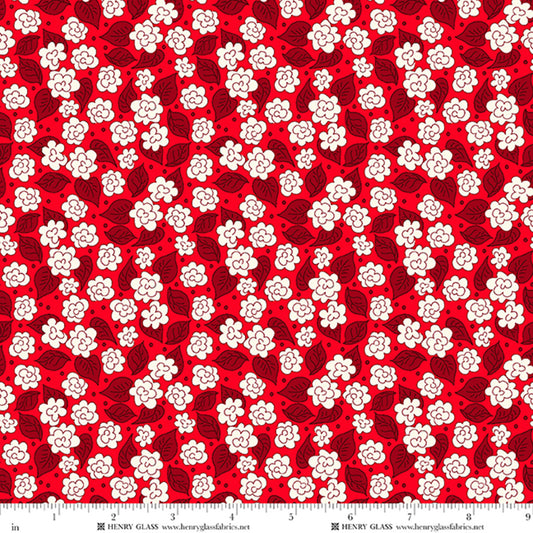 2846-88 Redwork Rhymes Floral