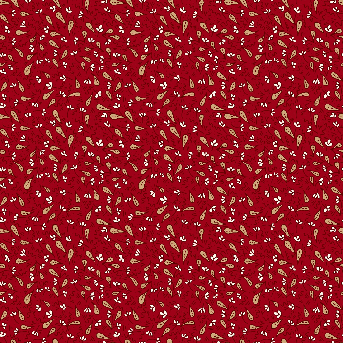 2847-88 Redwork Rhymes Buds & Leaves