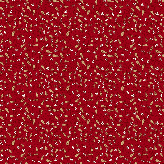 2847-88 Redwork Rhymes Buds & Leaves