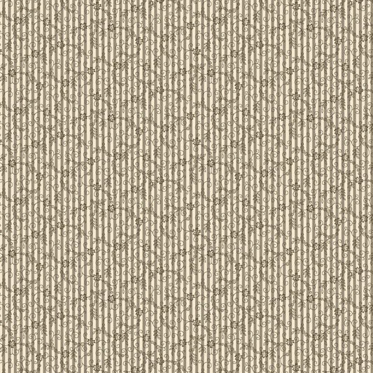 2861-33 Sewing the Good Life Delicate Vine on Stripe