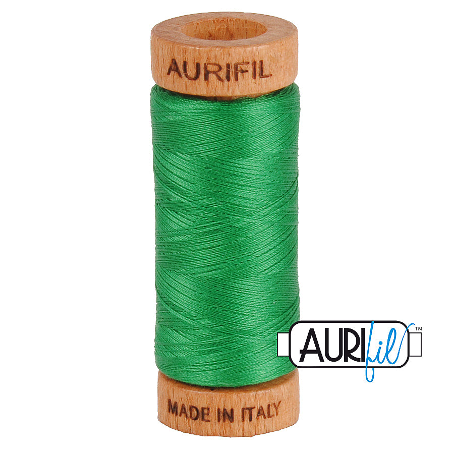 2870 GREEN 80 WT MAKO COTTON SMALL SPOOL | 280 MT.