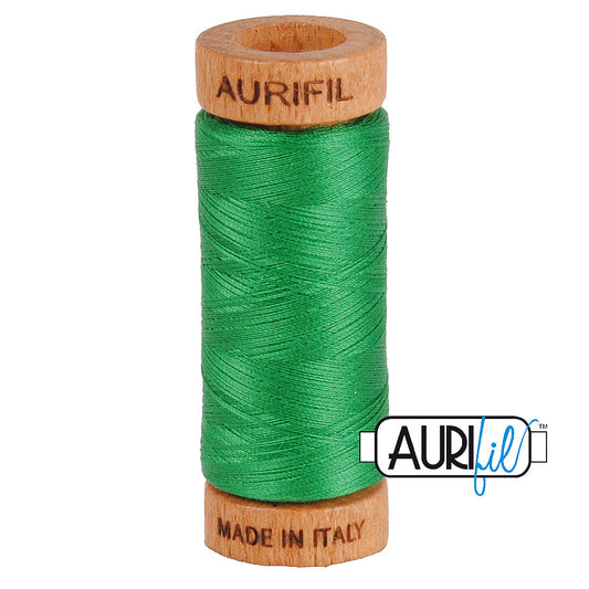 2870 GREEN 80 WT MAKO COTTON SMALL SPOOL | 280 MT.