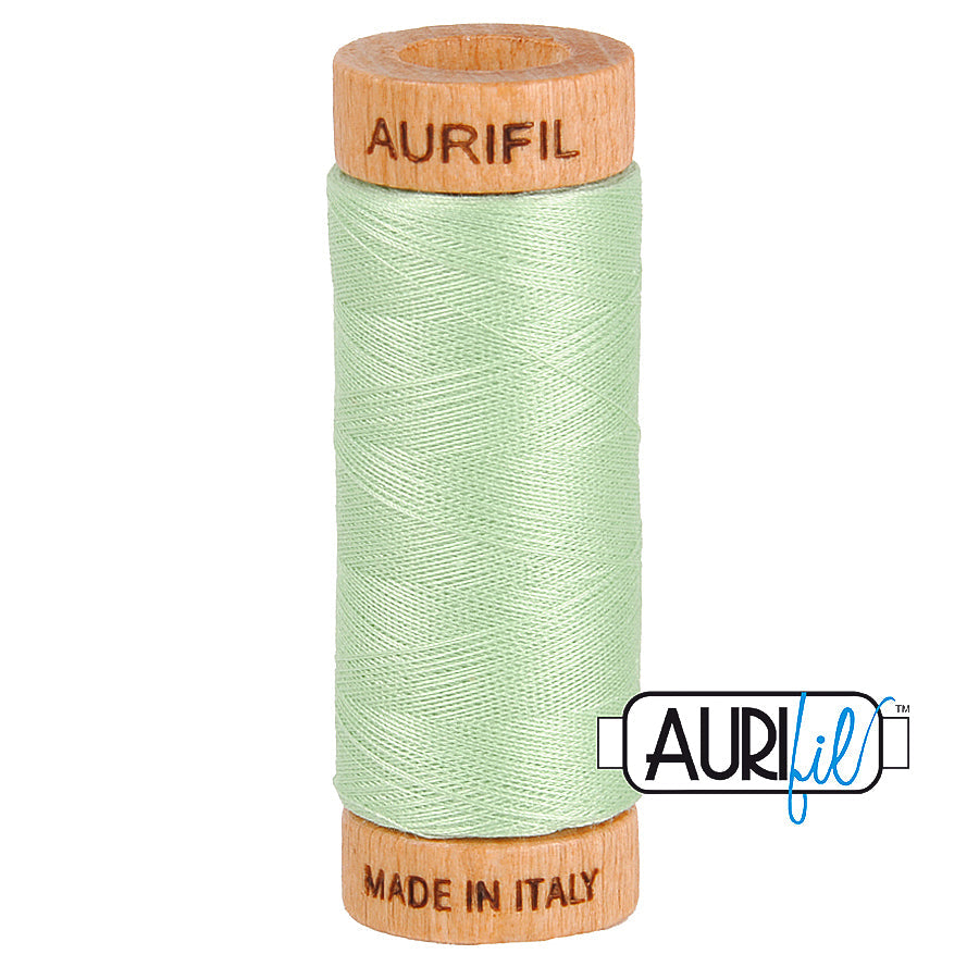 2880 PALE GREEN 80 WT MAKO COTTON SMALL SPOOL | 280 MT.