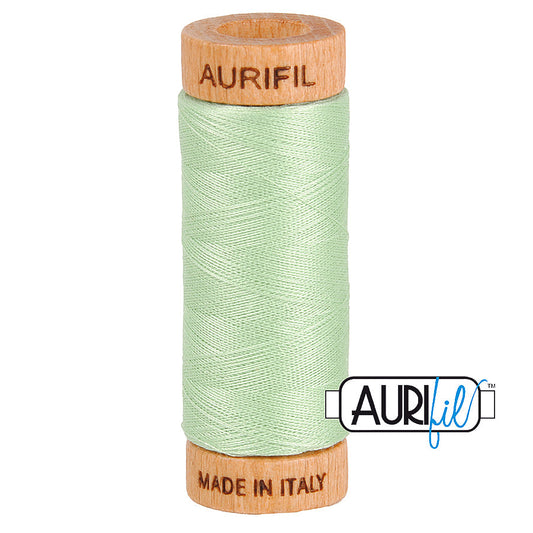 2880 PALE GREEN 80 WT MAKO COTTON SMALL SPOOL | 280 MT.