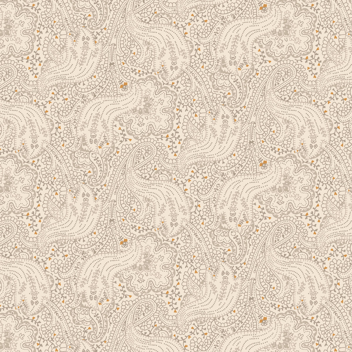 2908-40 Ghosties & Gobbledyboos Paisley Ghosties