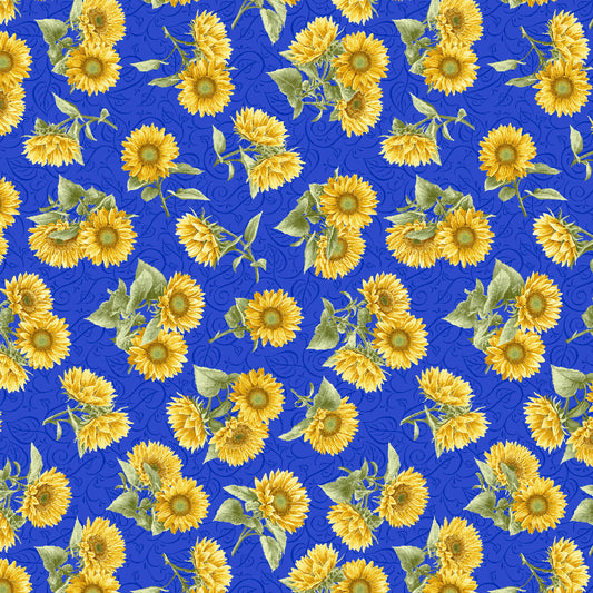 2934-74 Sun Kissed Tossed Sunflowers