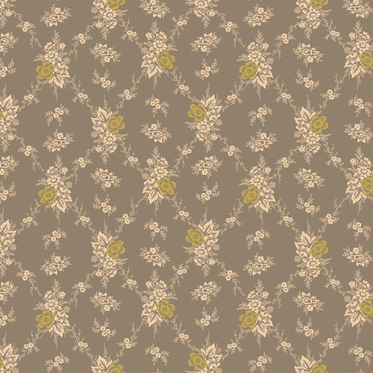 2988-90 Scrap Basket Besties Vintage Wallpaper
