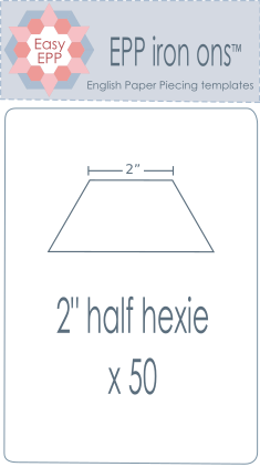 EPP34  2" half hexagon x 50