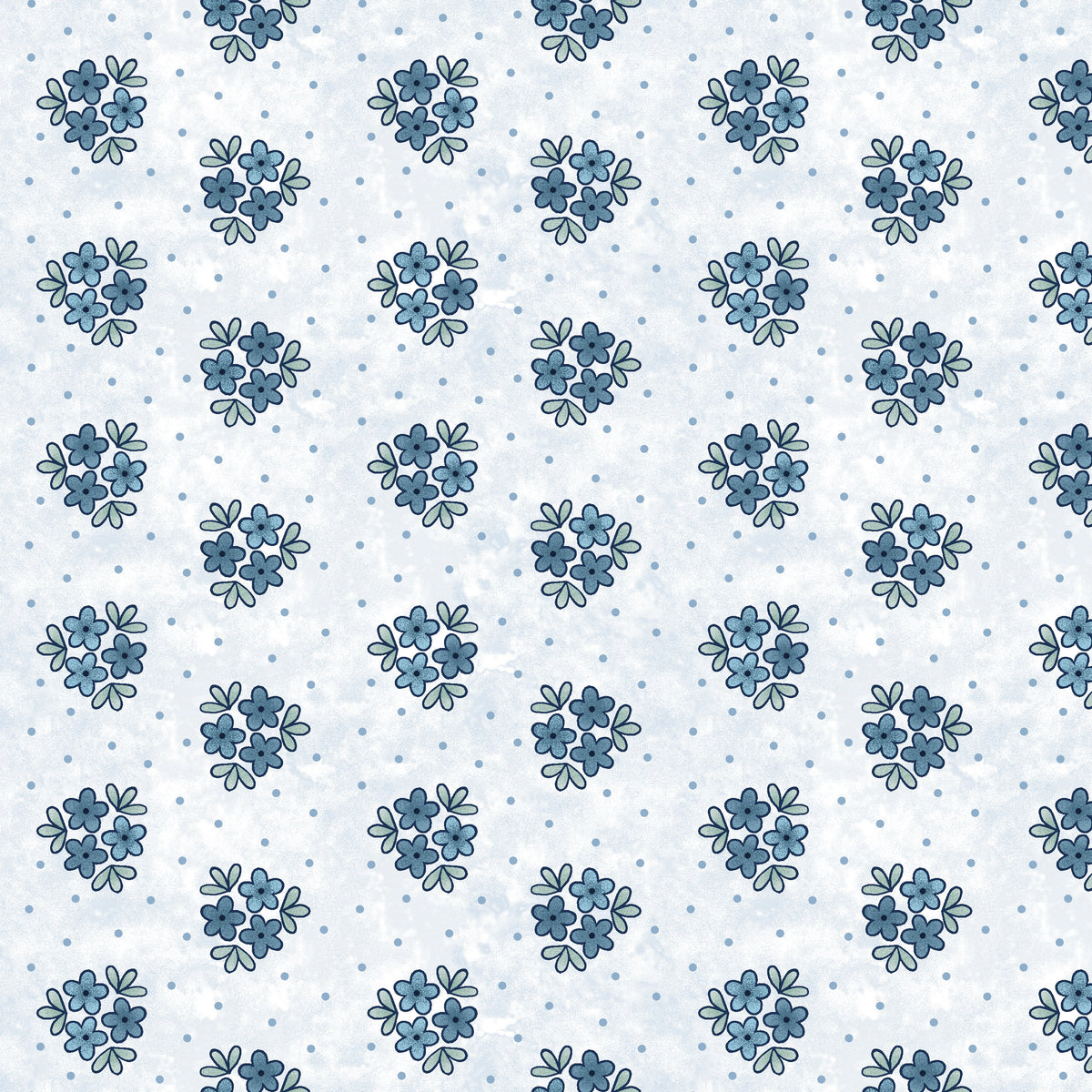 3101-17 Blueberry Baskets Forget Me Knots