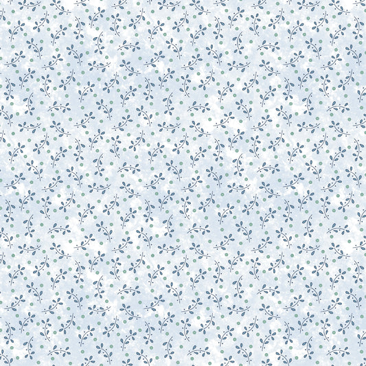 3104-17 Blueberry Baskets Tossed Sprigs