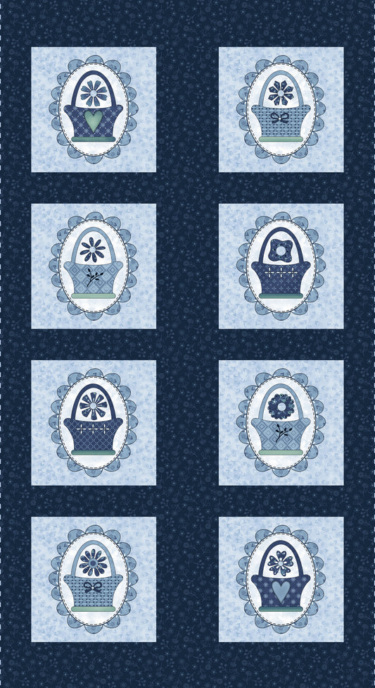 3105BH-77 Blueberry Baskets Basket Blocks