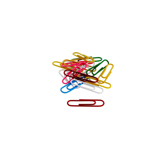33332 COLORED PAPER CLIPS - 32MM