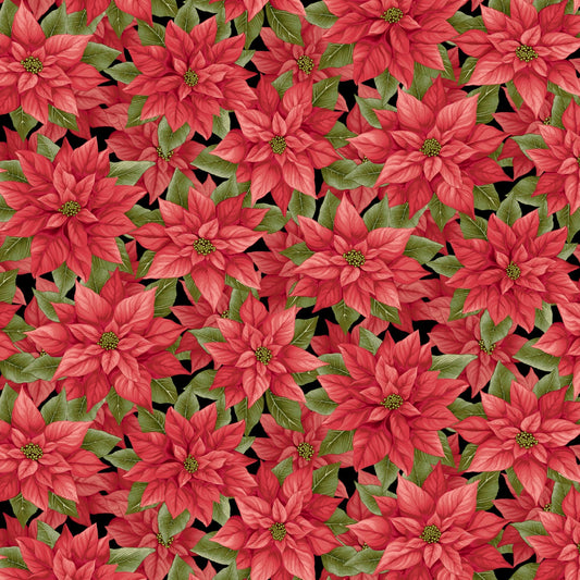 3619-98 Sweet Christmas Memories Poinsettia