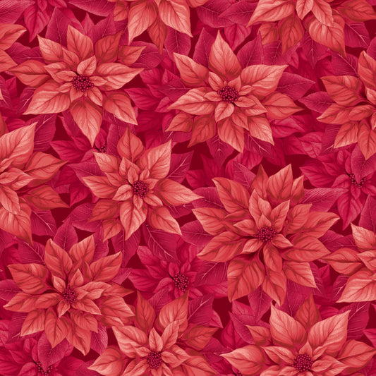 3630-88 Poinsettia Splendor 108 Inch Poinsettia Splendor