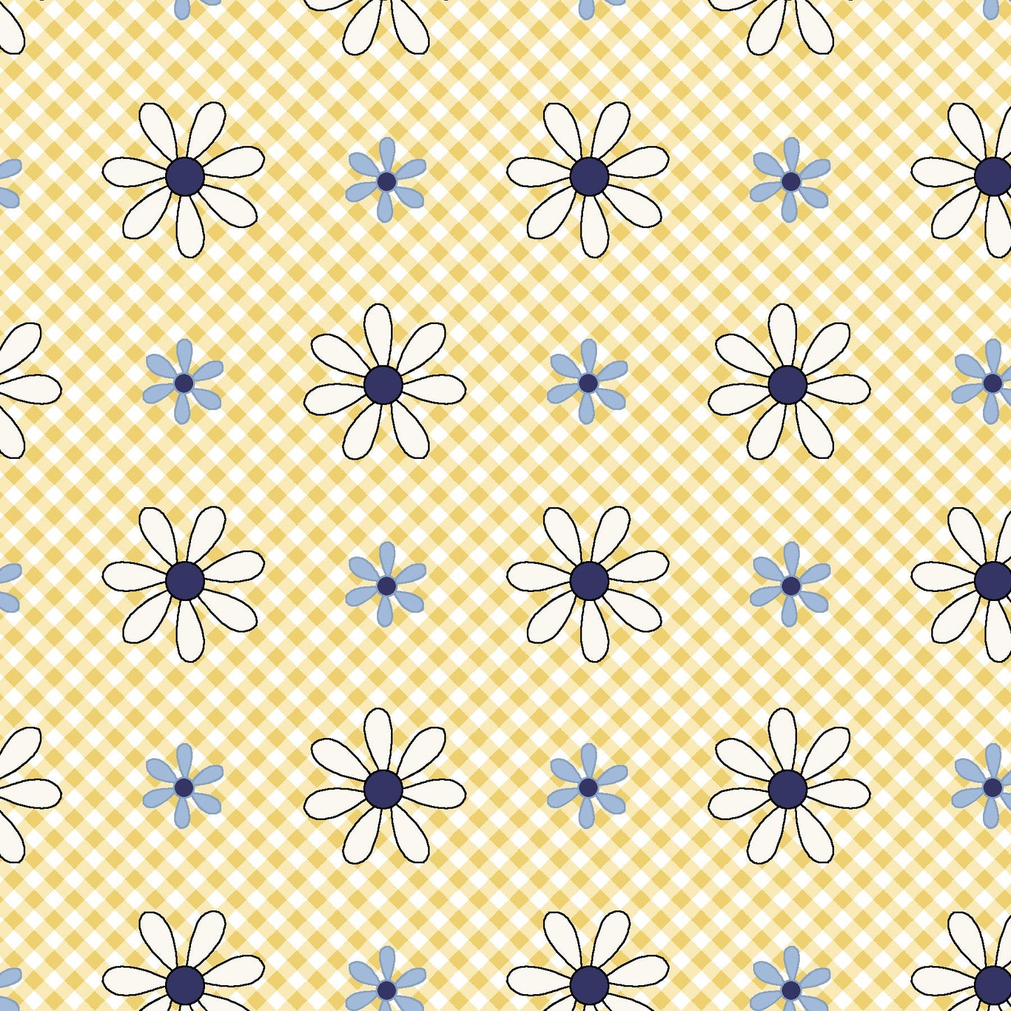 3632-33 FRIENDSHIP GARDEN DAISY CHECK