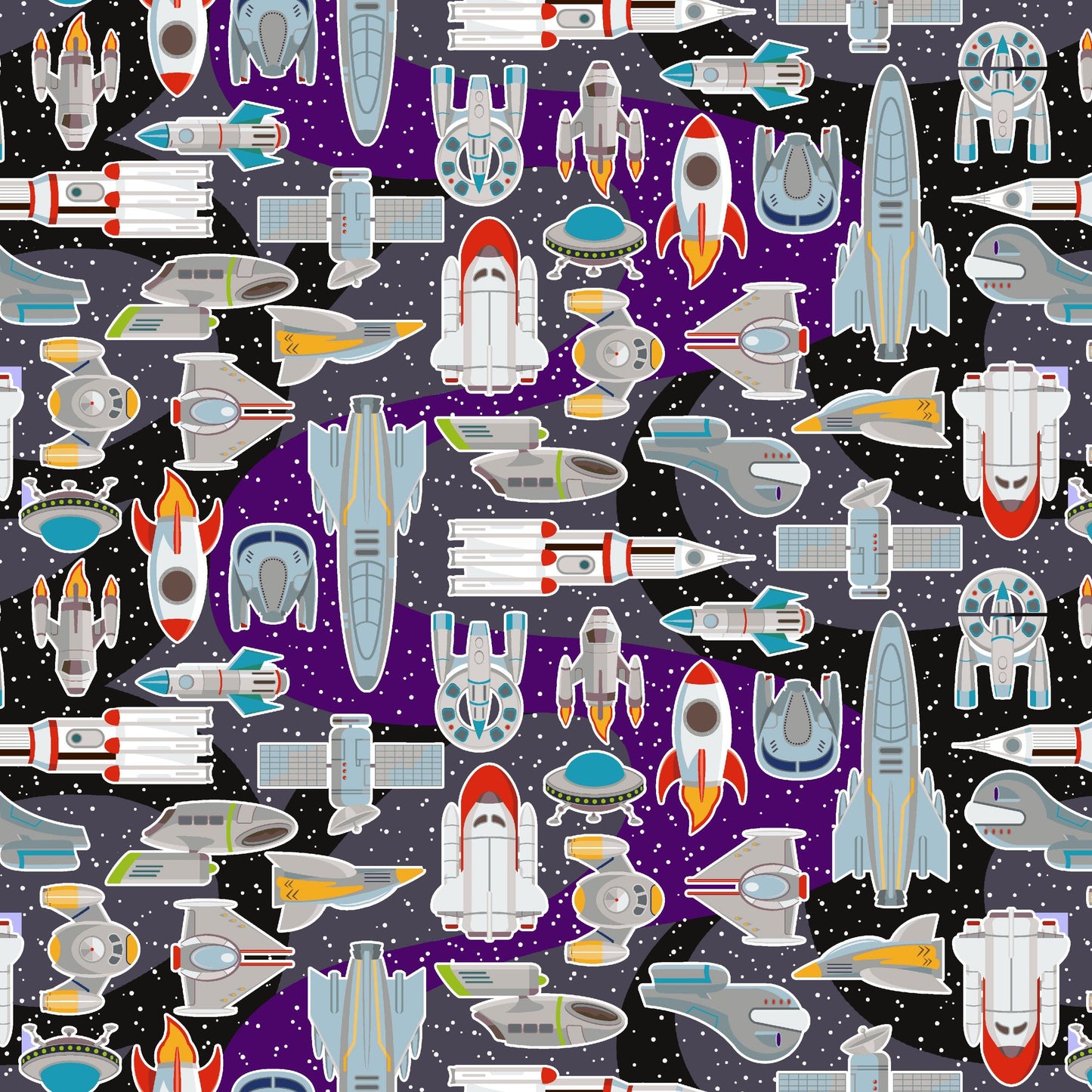3644-90 Cosmic Countdown Spaceships