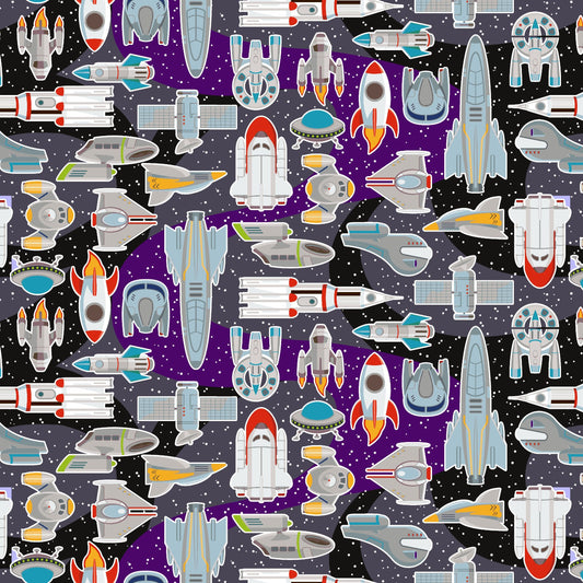 3644-90 Cosmic Countdown Spaceships