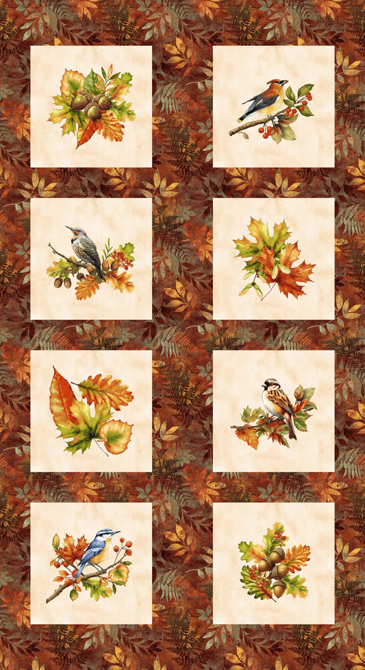 3656B-83 Oak and Berries Bird Blocks