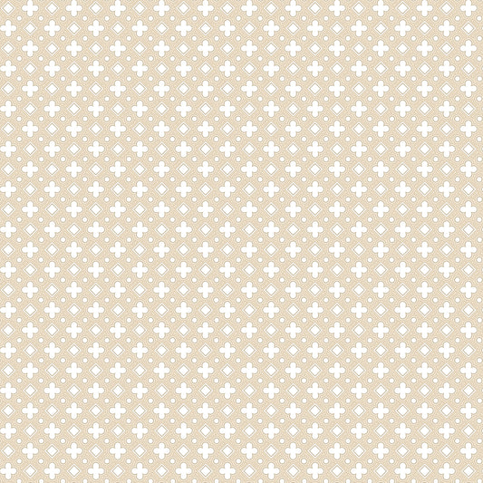 3662-34 Muted Moments Quatrefoil