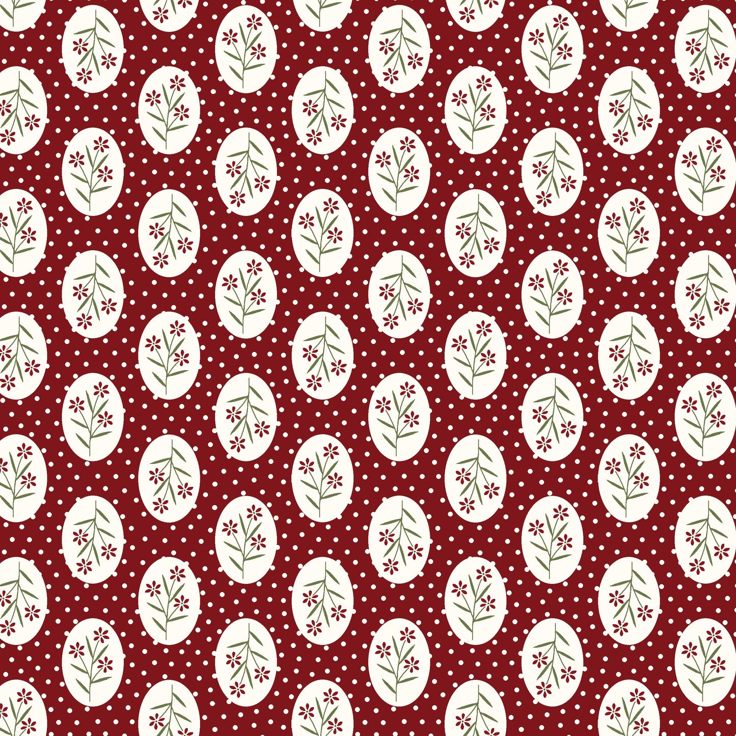 3674-88 Wildflowers Cameo Floral