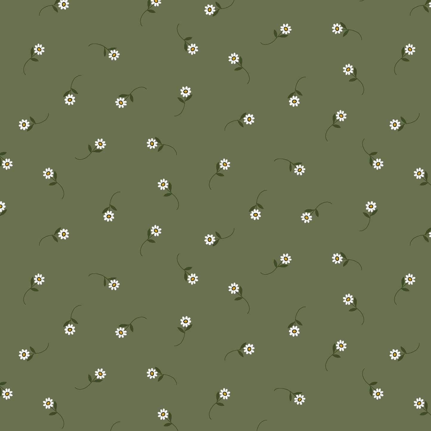 3676-66 Wildflowers Tossed Daisy