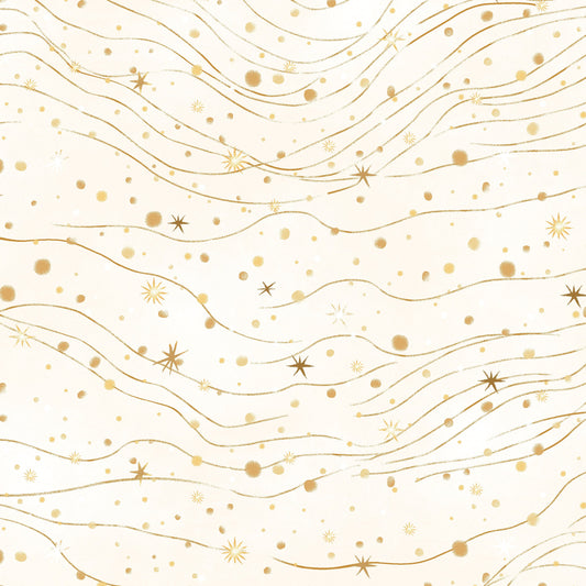 3697-44 Magical Winter Woodlands Starry Skies Texture