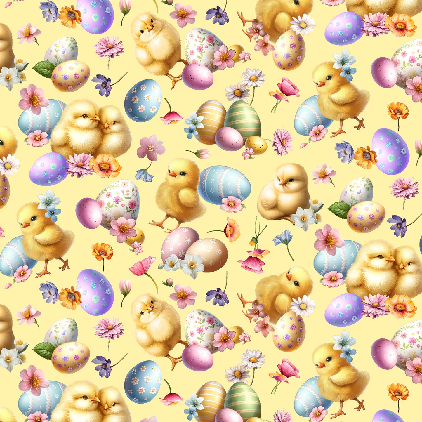 3704-33 Bunnies & Baskets Chicks