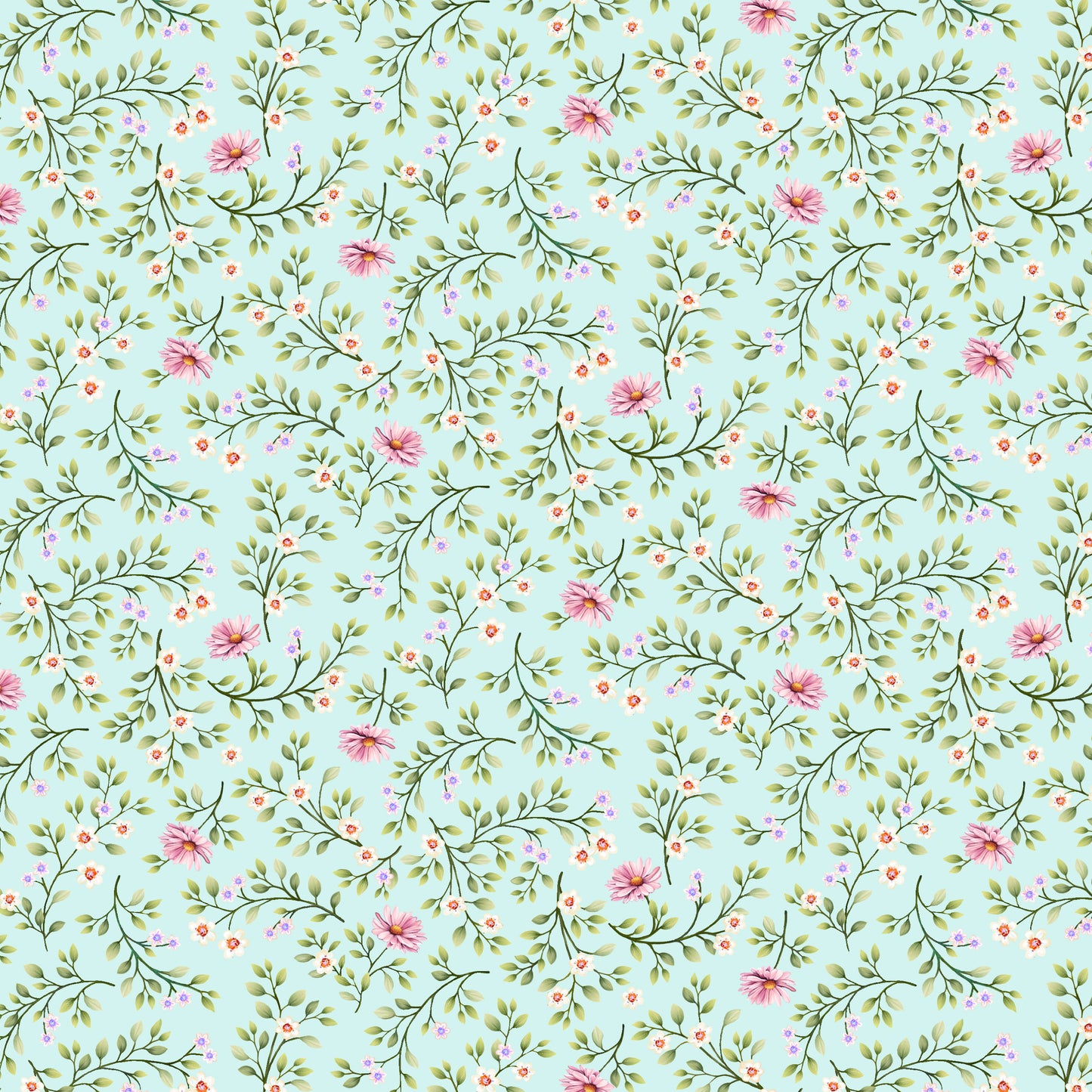 3707-17 Bunnies & Baskets Small Flower