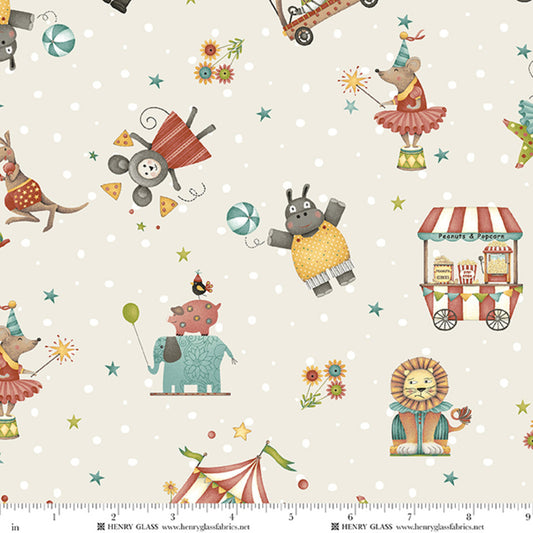3723-44 Whimsidilly Circus Allover Characters