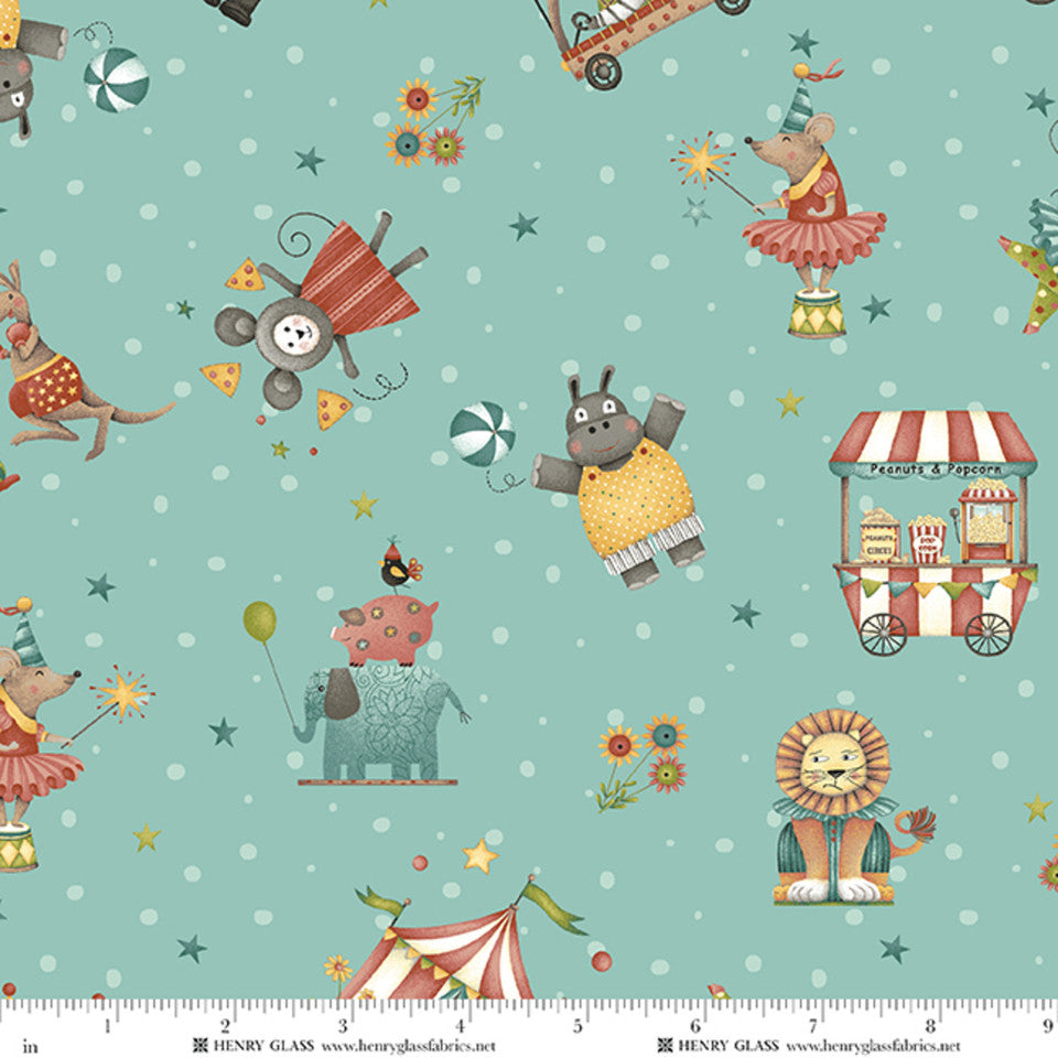 3723-77 Whimsidilly Circus Allover Characters