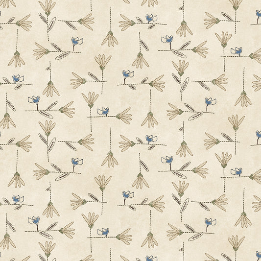 3748-44 Return of the Blue Bird of Happiness  Flower Lattice