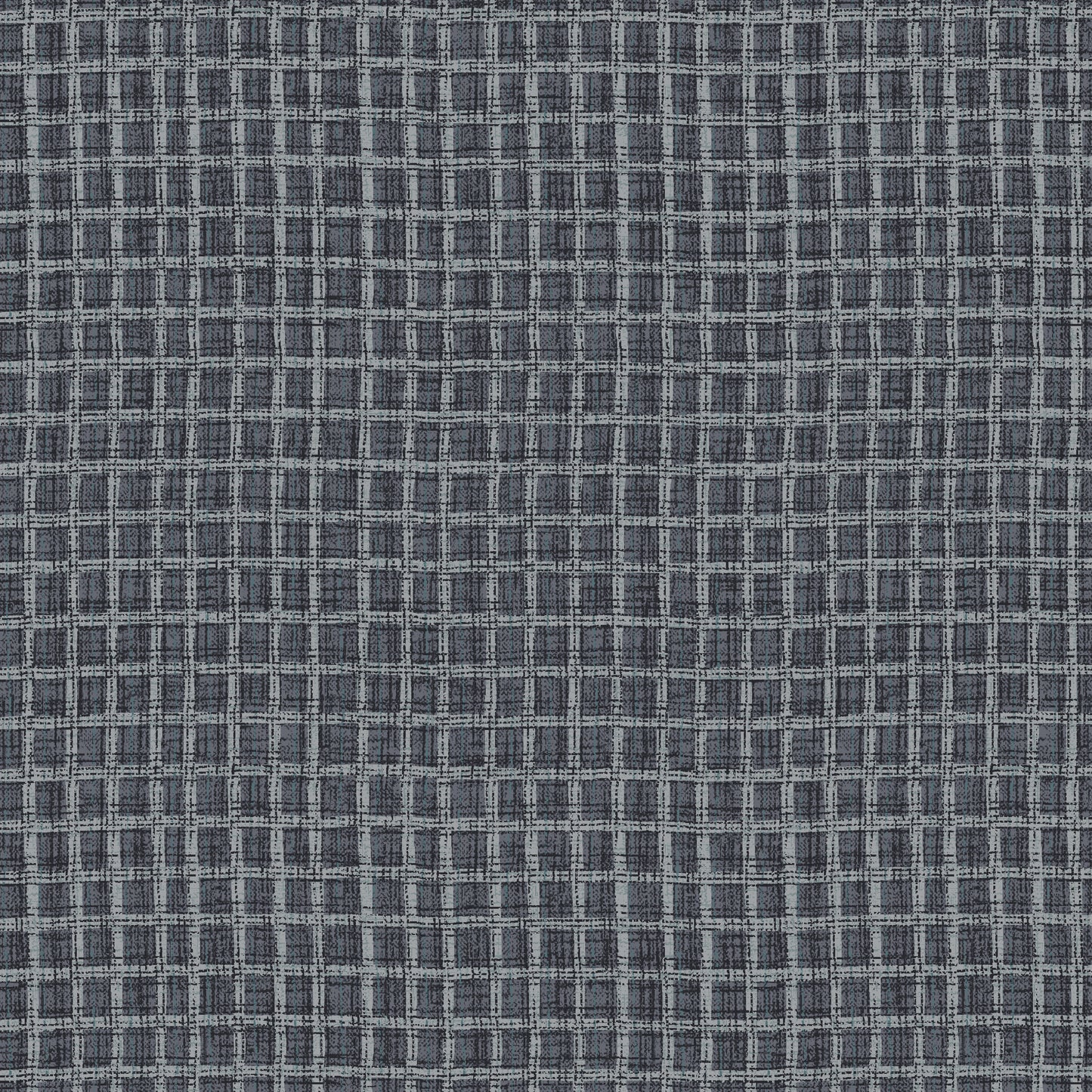 3750-77 Return of the Blue Bird of Happiness  Window Pane Plaid