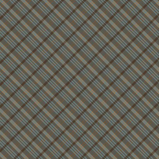 3753-76 Return of the Blue Bird of Happiness Small Bias Plaid