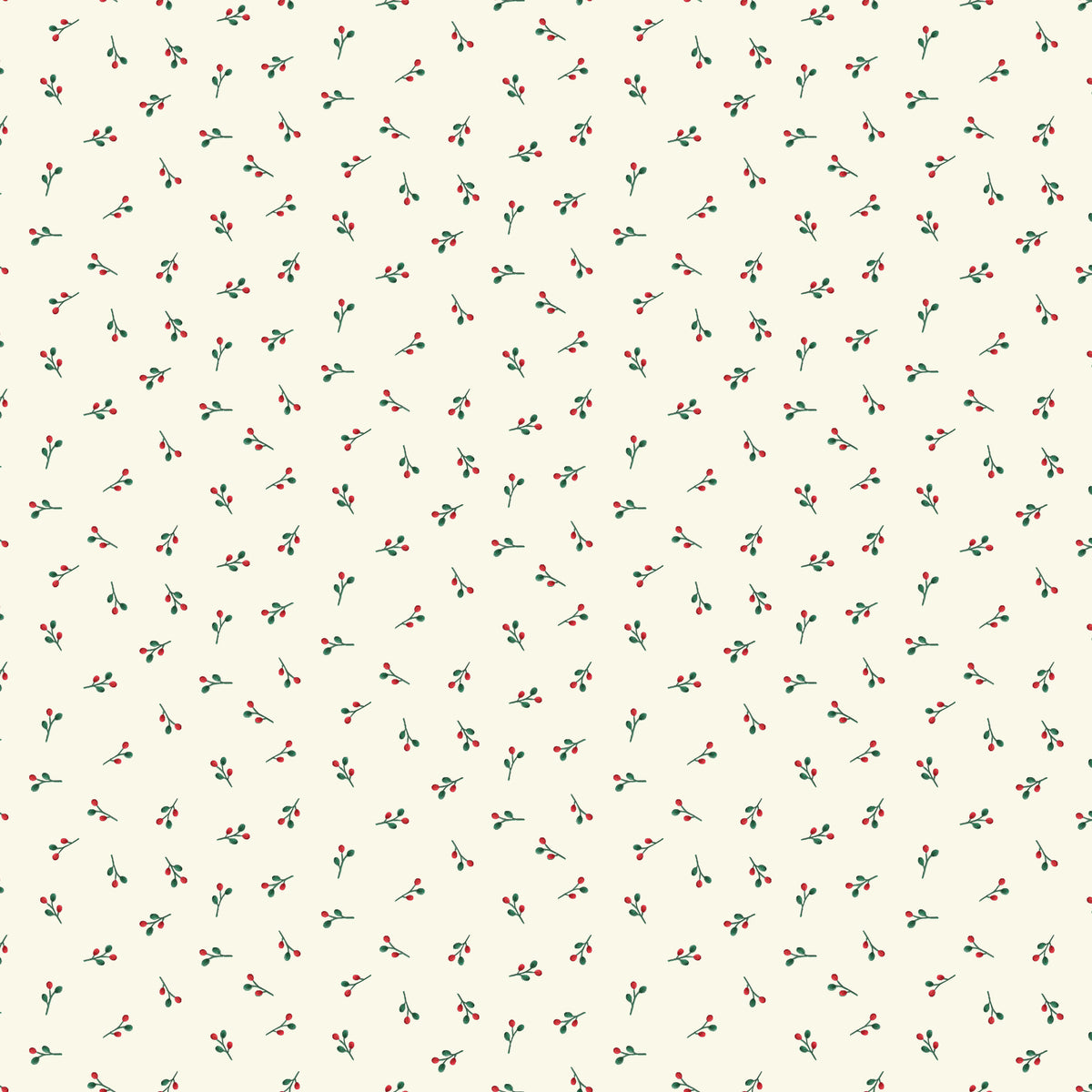 3798-44 Santa & Friends Berry Sprig