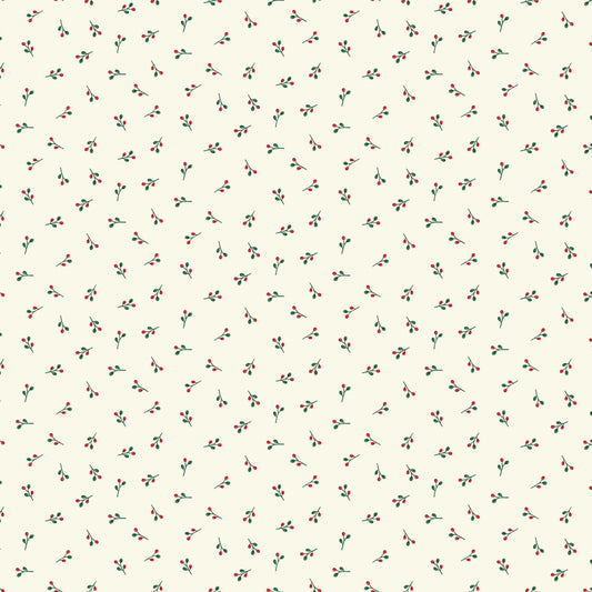 3798-44 Santa & Friends Berry Sprig