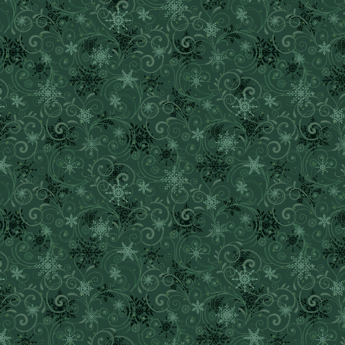 3802-66 Santa & Friends Snowflake Swirl