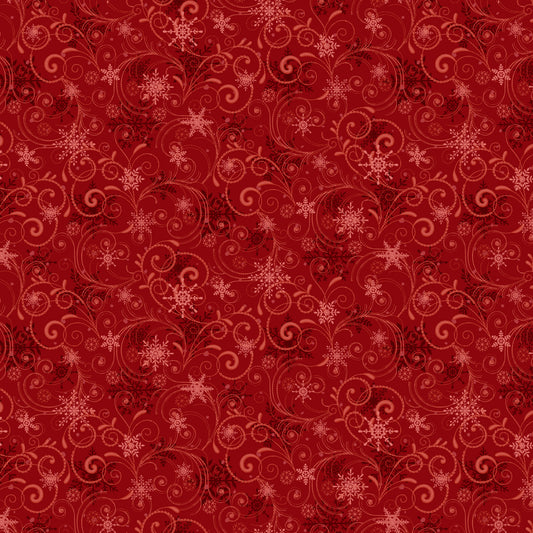 3802-88 Santa & Friends Snowflake Swirl