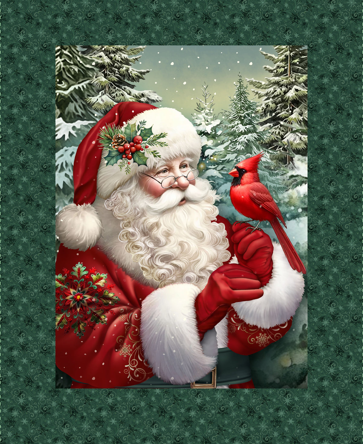 3806PH-66 Santa & Friends Santa & Friends Panel