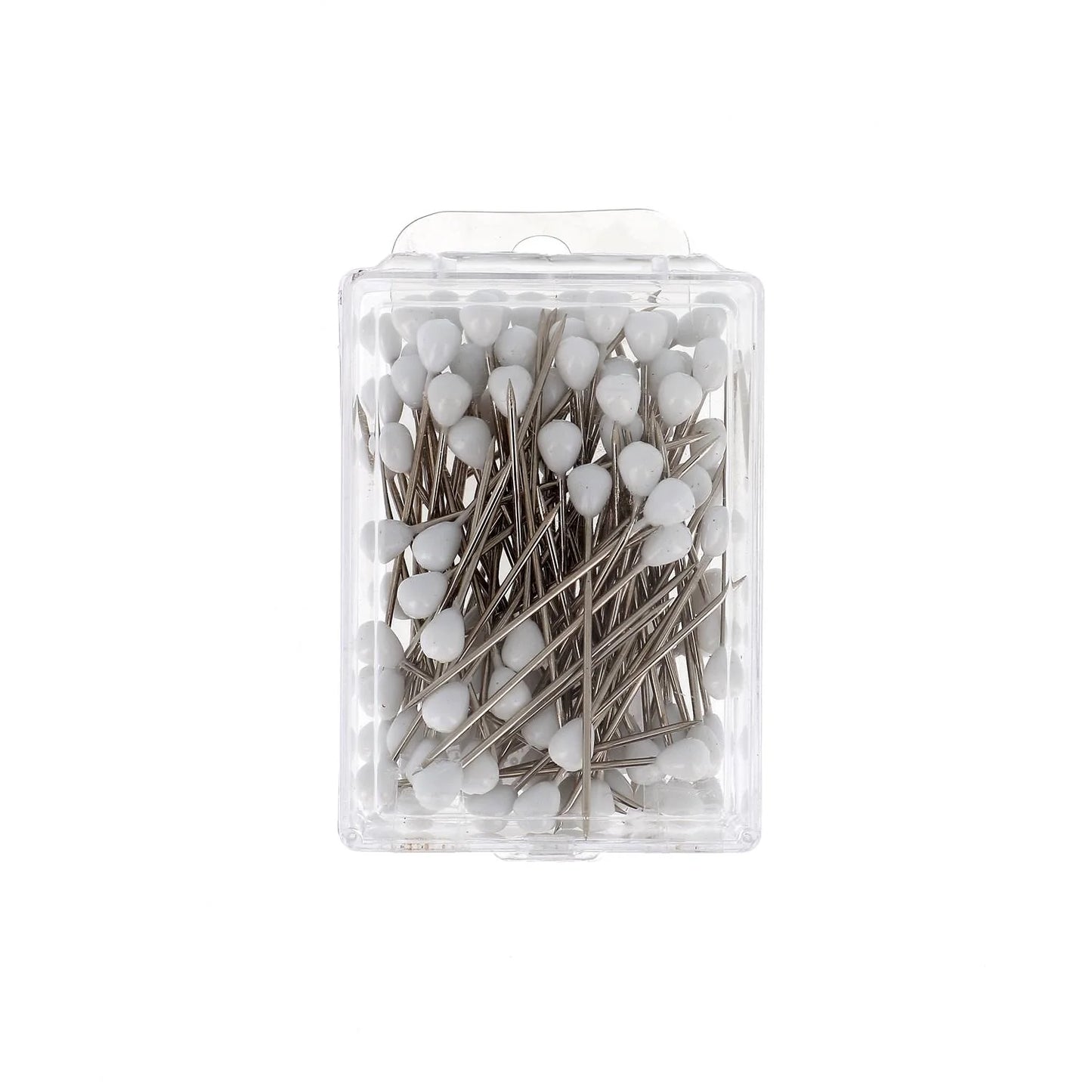 UPHOLSTERY ROUND PINS 60mm WHITE Blistx100