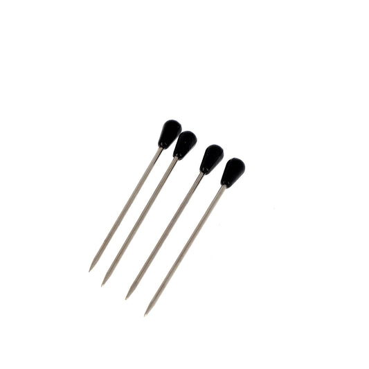 UPHOLSTERY PEAR SHAPE PINS 60mm BLACK Blistx100