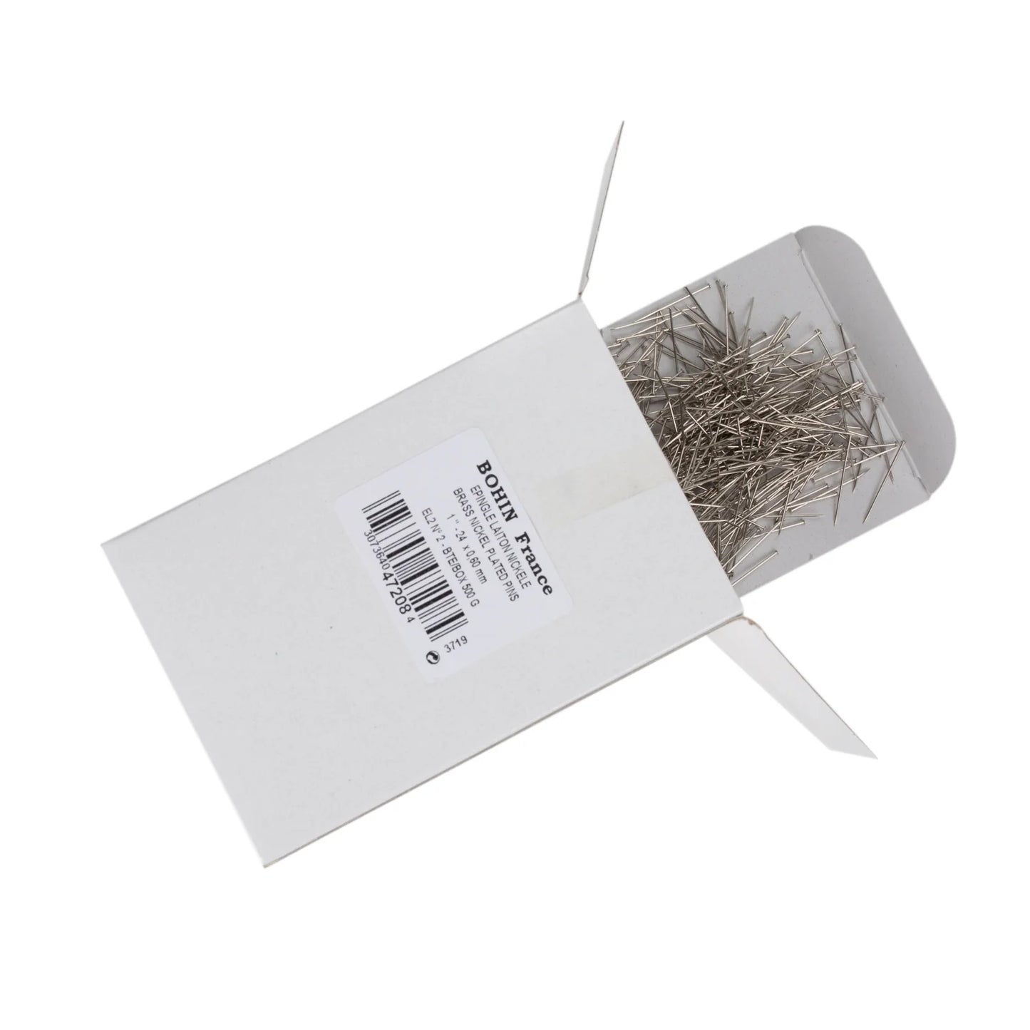 BRASS PINS SILVER 500G 2
