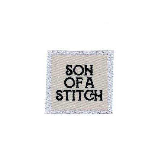 SEW-ON LABELS "SON OF A STITCH"-BULK