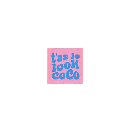 SEW-ON LABELS "LOOK COCO"-BULK