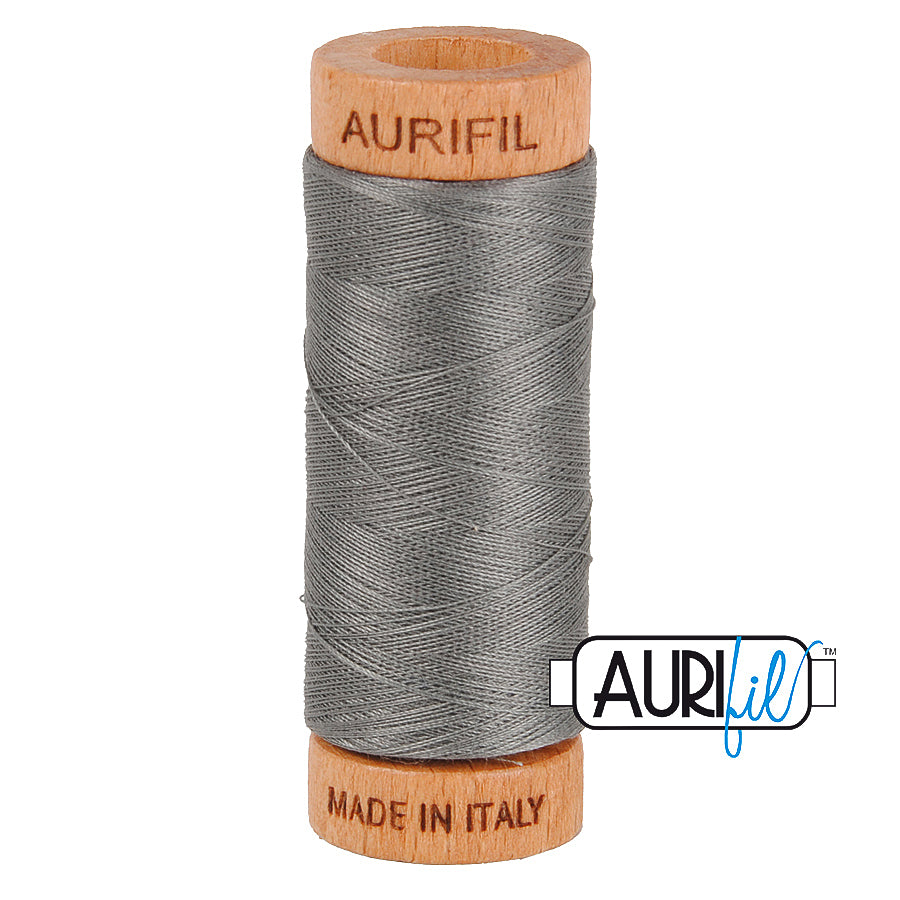 5004 GREY SMOKE 80 WT MAKO COTTON SMALL SPOOL | 280 MT.