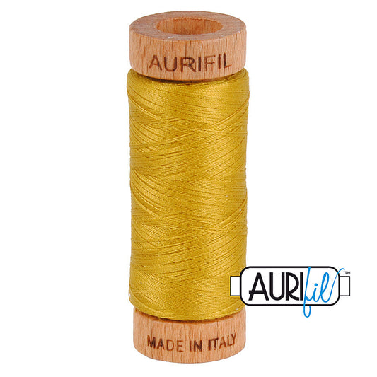 5022 MUSTARD 80 WT MAKO COTTON SMALL SPOOL | 280 MT.