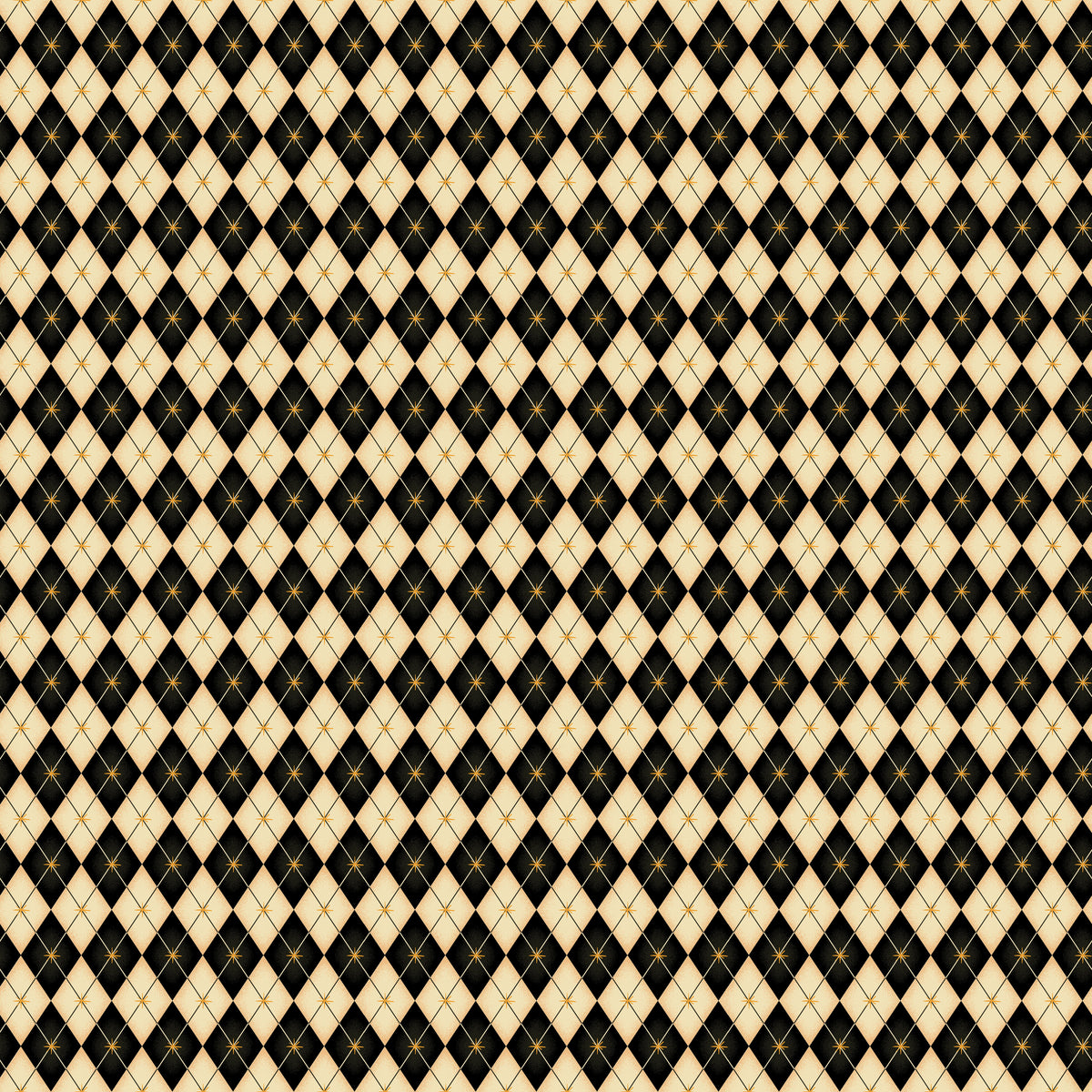 5564F-49 Moonlit Harvest (Flannel) Argyle