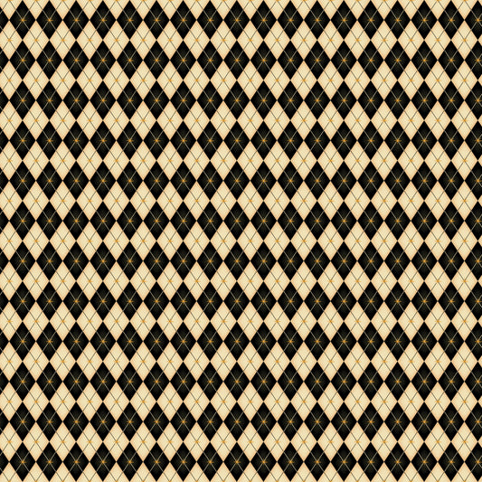 5564F-49 Moonlit Harvest (Flannel) Argyle